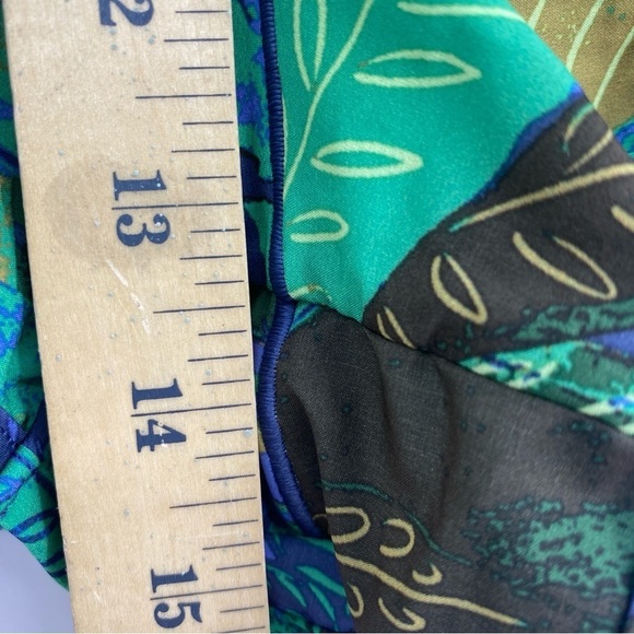 Aerie blue green floral palm print soft shorts Sz M Medium - Picture 4 of 6